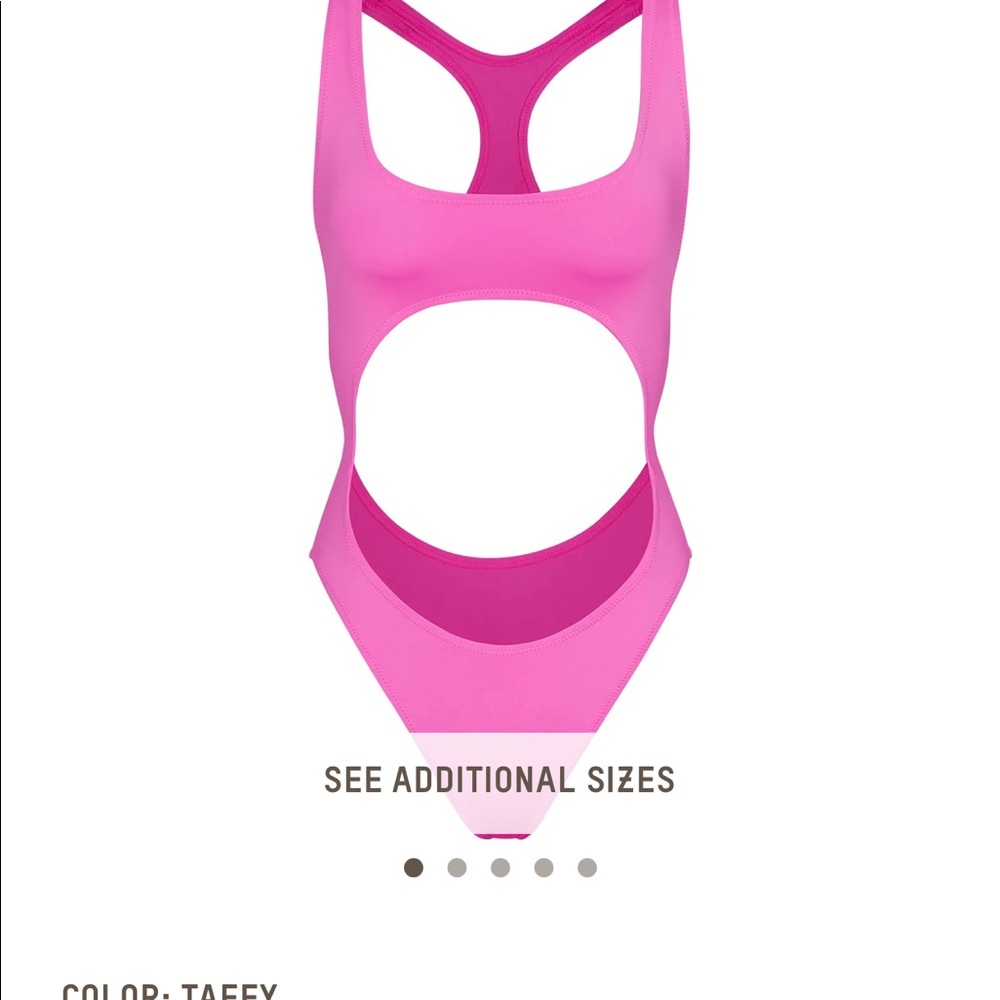 Skims Taffy MONOKINI NWT size small